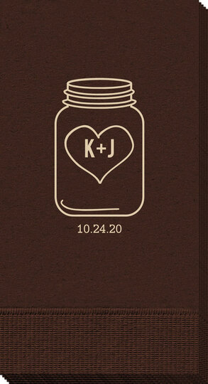 Mason Jar Guest Towels